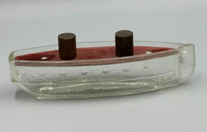 1914 STEAMSHIP COLORADO Ship CANDY CONTAINER Glass Boat Antique A&E 102 - Picture 1 of 12