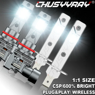 Kit de faros LED 9005 H1 6000K bombillas para Lexus LX470 1998-2007 haz alto bajo Foto 1 de 4