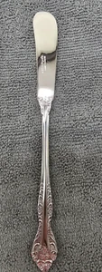 Twelve Ron Royale Butter Spreader 6 7/8" stainless 18/8, Japan, Bloomingdales - Picture 1 of 9