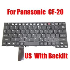 Backlit US Keyboard For Panasonic Toughbook CF-20 CF-20E0385VJ CF-20E5097VJ New - Picture 1 of 2