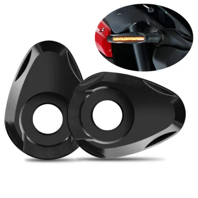 2X Adaptador espaciador de luz indicador de señal de giro para Yamaha YZF R1 FZ1 FZ6 MT07 XJ6 Foto 1 de 4