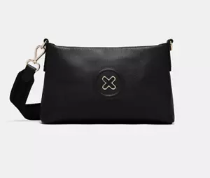 MIMCO Bay Crossbody Bag Black Light Gold• Brand New with Tag • RRP $249.95 - Picture 1 of 5