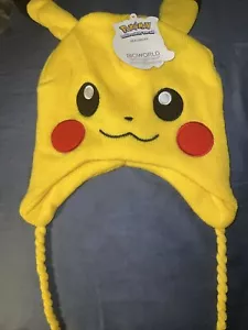 Pokémon Nintendo Pikachu Laplander Beanie Hat BioWorld Loot Crate. FREE SHIPPING - Picture 1 of 3