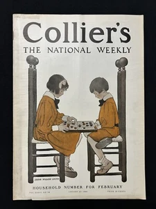 COLLIER’S National Weekly JESSIE WILLCOX SMITH cover Jan 27 1906 Charles Gibson - Picture 1 of 4
