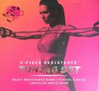 Nib Edx 3 Piece Resistance Bands Toning Set Home Exercise Weights Rehab Sh10