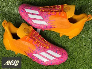 Men's Sizes 11-12.5 Adidas Adizero Football Cleats Simpsons Donut GW1789 New - Picture 1 of 7