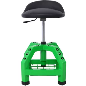 Pneumatic 360 Degree Swivel Stool,Mechanics Rolling Creeper Seat,Heavy Du - Picture 1 of 11