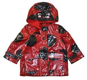 Carter's Infant Girls Red Lady Bug Rain Jacket Size 12M $44