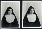 Lot 2X, Nun's Portraits, Vintage Fine Art Photograph, 1930'S