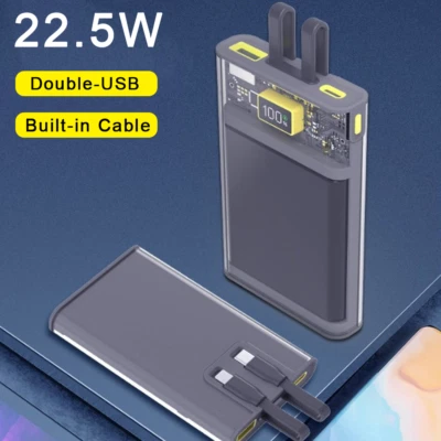 20000Mah Power Bank Battery Charger 10000mAh Quick Charging For iPhone Samsung - Image 1 of 4