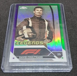 F1 Topps Chrome 2023 David Coulthard Purple Green Refractor Formula 1 #200 - Zdjęcie 1 z 1