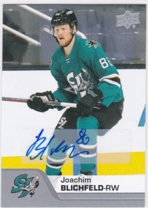 2020-21 Upper Deck AHL Joachim Blichfeld Rookie/PRC Autographs #36 - Picture 1 of 1