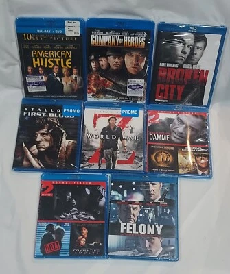 Bundle of 8 Blu-Ray Movies-Action/Thriller Drama New Sealed  - Image 1 of 2