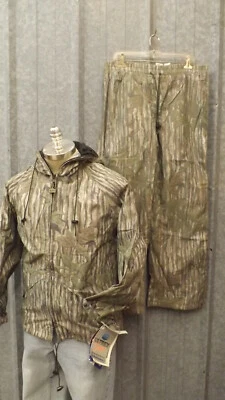 NEW Walls Water-Pruf Suplex Breathable Jacket Pants Realtree Leaf Camo sz L ltk - Image 1 of 4