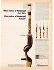 1964 Shakespeare Wonderod Fishing Rod Vintage Ad 