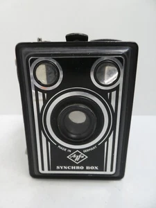 VINTAGE AGFA SYNCHRO BOX CAMERA ART DECO - Bild 1 von 7