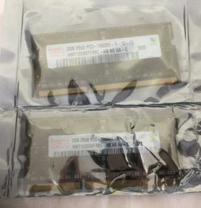 4GB 2x2GB Hynix HMT1256TFR8C 10600S DDR3L-1333 RAM Laptop PC Computer Memory Ram - Bild 1 von 3