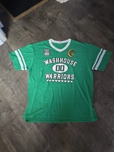 Hawaii J Boog 00 Jersey Shirt Concert Washhouse Warriors Cukui UH Logo Green XL - Picture 1 of 5