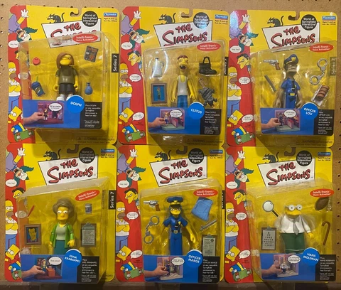 World of Springfield WOS Simpsons Figures Series 7 Wave 7 NEW!!! Cover
