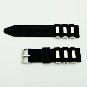 26mm WATCH BAND RUBBER FOR INVICTA SEA SPIDER 1120 1435 1436 1545 1798 1932 Stra - Foto 1 di 5