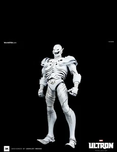 ThreeA 3A Threezero Marvel Ultron 1/6th Ghost Edition Figure - Picture 1 of 8