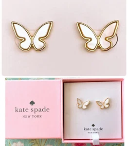 Kate Spade All A Flutter Butterfly Stud Earrings, Mother of Pearl,New in box $59 - Picture 1 of 10