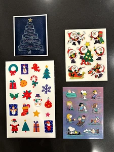 Vintage 80s Stickers--Hallmark, Current Brand-3 Full Sheets+Loose Stickers - Picture 1 of 1