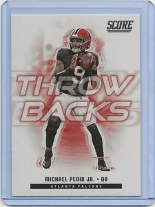 Michael Penix Jr Panini Score Throw Backs NFL #13 Atlanta Falcons 2025 - Imagen 1 de 2