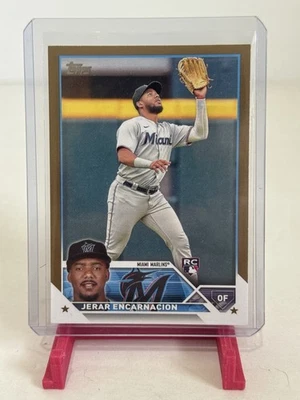 2023 TOPPS SERIES 1 GOLD BORDER ROOKIE JERAR ENCARNACION RC /2023 - Image 1 of 2