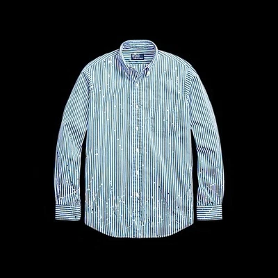 Classic Fit Paint-Splatter Poplin Shirt Polo Ralph Lauren Men's Size XL NWT - Image 1 of 4
