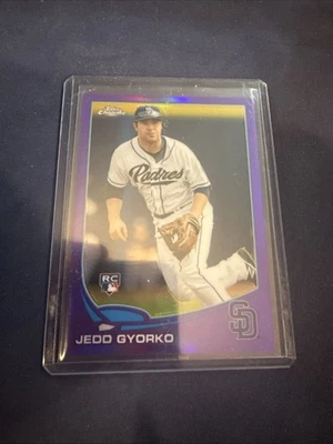 Jedd Gyorko дебютант карта 2013 Topps хром фиолетовый переливающийся #178 - Изображение 1 из 3