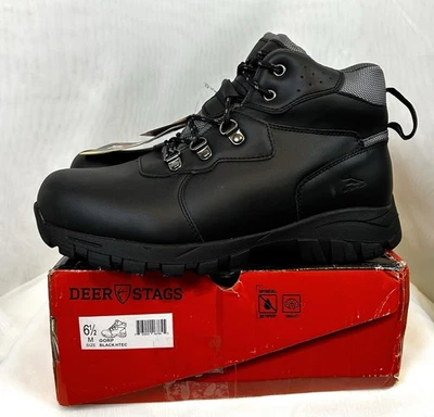 Deer Stags Boys Gorp Black Thinsulate Ankle high Hiking Boots / Size US 6 1/2 - Image 1 of 4