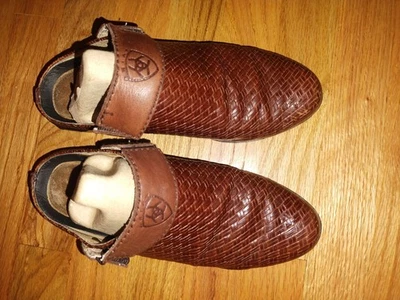 ariat Botas Mujer 7.5 Cuero Zapatos Sin Cordones Foto 1 de 4