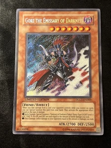 Yugioh! LP Gorz der Abgesandte der Finsternis - DLG1-DE000 - Secret Rare - Limited Ed - Bild 1 von 2