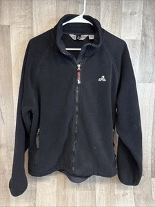 Eastern Mountain Sports EMS Women's Full Zip Fleece Softshell Jacket Black LARGE - Picture 1 of 11