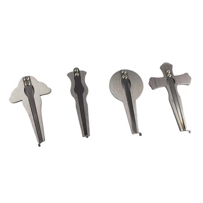 4 Pieces Jaw Harps Mouth Harps Lightweight Attractive Beginner Friendly Clear - Bild 1 von 4