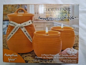 Florasense Sweet Things In Life Pumpkin Spice Candle Set. Pumpkin Spice Candles - Picture 1 of 15
