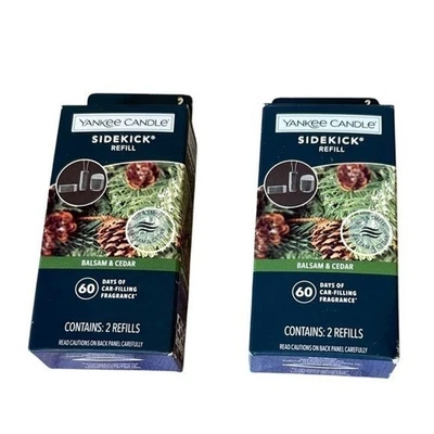 Bálsamo y cedro de recarga Yankee Candle Sidekick (2 nuevos en caja) Foto 1 de 4