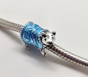 🩷 Polar Bear Bead Charm S925 Genuine Sterling Silver 🩷 - Picture 1 of 15