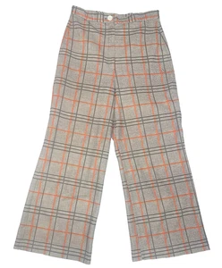 Vtg Jantzen Sportswear Plaid Pants SZ 10 Retro Y2K Wide Leg USA Made Academia - Picture 1 of 11