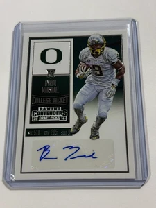 2016 Panini Contenders Draft Picks College Ticket Byron Marshall Rookie Auto RC - Picture 1 of 2