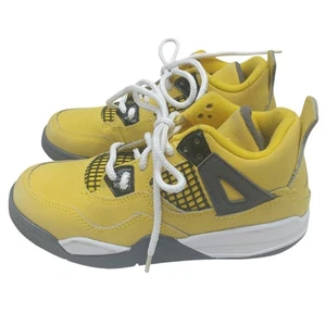 Nike Air Jordan 4 Retro PS 'Lightning' 2021  BQ7669-700  Little Kids Size 12.5 C - Picture 1 of 11