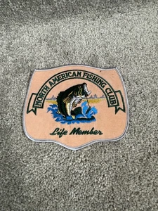 Vintage North American Fishing Club Life Member Patch 5x6 Vintage - Bild 1 von 5