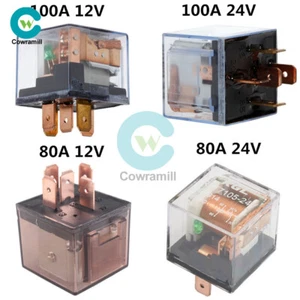 12V/24V 80A/100A Automotive Car Relay 5Pin SPDT Car Control Device Car Relays - Picture 1 of 42