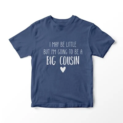 LOVE U LOTS GIFTS Big Cousin Promotion Kids T-shirt, Baby Announcement, Niece Nephew Gifts