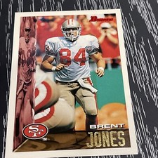 1995 Bowman Football Card #86 Brent Jones