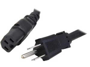 StarTech.com Model PXT515C158 8 ft. Black Heavy Duty 14 AWG Computer Power Cord - Picture 1 of 3