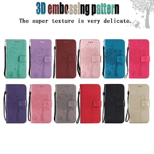 For Xiaomi Note 10 9 8 Pro Tree Pattern PU Leather Flip Wallet Case Phone Cover - Picture 1 of 24