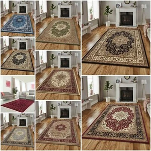 Living Room Hall Rugs Runners Extra Large Thick Pile Classical Style Floor Long - Picture 1 of 54