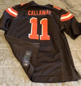 ANTONIO CALLAWAY Cleveland BROWNS Football NIKE Brown LARGE Jersey NFL Free Ship - Picture 1 of 4